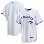 MLB Toronto Blue Jays Siuvinėtas beisbolo mar&scaron;kinėlis Unisex Gerbėjų apranga Auk&scaron;tos kokybės medvilnės mi&scaron;inys Apvali apykaklė White Blank XXXL