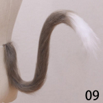 1vnt Fox Cosplay Upturned Accessories Cat Tail Long Pliu&scaron;inis modeliavimas Žvėris vaikams Lolitos kostiumas vilkas