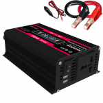 Didžiausios galios modifikuotas sinusinės bangos keitiklis LED ekranas 300 W vardinės galios keitiklis DC 12V į AC