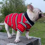 Mažių &scaron;unų drabužiai Madingi &scaron;unų polo mar&scaron;kinėliai Dryžuoti kačių drabužiai Augintinių Ropa Para Perro Peque&ntilde;o &Scaron;unų Kalėdiniai drabužiai XS