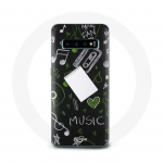 Coque pour Samsung Galaxy s10 edge Music cl&eacute; de sol