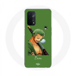 Coque pour Oppo A54 5G One piece Manga Zoro ep&eacute;e