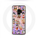 Coque pour Samsung Galaxy S9 Plus Demon slayer merry christmas affiche le cadeau de no&euml;l