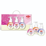 Rapsin Color Changing Foaming Hand Wash Berry Scent 500ml + Peach Scent 500ml + Grape Scent 500ml Edition Gift Set, 1 set