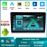 9 colių universalus Android radijas Auto Android grotuvas Automobilio grotuvo palaikymas Veidrodinis ry&scaron;ys galinis vaizdas WIFI GPS BT FM vairo valdymas