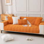 Naujas storas pliu&scaron;inis sofos čiužinys Žieminis &scaron;iltas sofos kilimėlis Rank&scaron;luostis Neslystantis Universalus sofos užvalkalas Vaikams mink&scaron;tas svetainės sofos pledas 30x50cm pillowcase gilios kavos spalvos