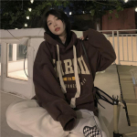 Moteri&scaron;ki megztiniai ilgomis rankovėmis su gobtuvu V kaklu, laisvi megztiniai, moteri&scaron;ki vir&scaron;utiniai vienspalviai megztiniai M pilka spalva