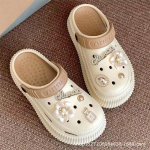 &bdquo;Sweet XIXI&ldquo; vasarinės moteri&scaron;kos neslystančios, auk&scaron;tį pakeliančios basutės &ndash; storapadės, universalios paplūdimio klumpės 38-39