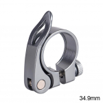 Super lengvas dviračio sėdynės stovo spaustukas CNC aliuminio lydinio balnelio sėdynės stovo spaustukas titano spalvos 27,2/30,8/31,6 mm kalnų dviračio sėdynės stovui 31.8mm raudona