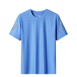 (L-8XL)Vyri&scaron;ki &bdquo;Ice Silk Quick Dry&ldquo; sportiniai mar&scaron;kinėliai stovyklavimui Žvejybos mar&scaron;kinėliai apvalia kaklą, fitneso bėgimo treniruokliai XL