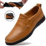 Natūralios odos vyri&scaron;ki avalynė Laisvalaikis Slip On Formal Loafers Vyri&scaron;ki mokasinai Itali&scaron;ki juodi vyri&scaron;ki vairavimo batai 45 rausvai geltonas