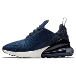 Nike Air Max 270 Klasikiniai Minimalistiniai Žemakulniai Laisvalaikio Batai Vaikams Sportbačiai Mėlyni AJ7372-400 36