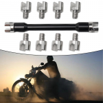 Complete Spoke Wrench Set for Motorcycles 10 Interchangeable Sizes in Steel with Portable Dustproof Storage Case
