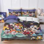 Disney Piktadariai Maleficent Ursula Piktasis Karalienė Lovos Patalynės Komplektas Antklodės Užvalkalas Antklodžių Komplektai Dvigubas Komfortas 100% Poliesteris 3 Dalių Komplektas EU Single(135*200cm)3pcs