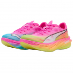 Puma Deviate Nitro Elite 4 Poison Pink Yellow Alert Bright Aqua Moteri&scaron;ki sportbačiai Sun-Stream------Savybės 313606-01 37.5