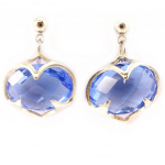 Les Tr&eacute;sors De Lily [L5099] - Boucles Cr&eacute;ateur 'Sissi' bleu mėlyna