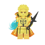 Animacinių filmų serijos &bdquo;Ninja&ldquo; minifigūrėlės Naruto Uzumaki vaikams, surinkti statybiniai blokeliai lėlių žaislai vaikams, mokomieji WM2106