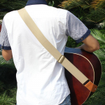 IRIN reguliuojamas diržas, austas medvilninis gitaros dirželis su odiniais galais, skirtas elektrinėms akustinėms liaudies gitaroms smėlis