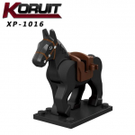 Plastikiniai mini blokeliai Veiksmo figūrėlės Romos riteris Kariniai arkliai Balnai Mahleris Žaislas Vaikų Žaislai XP1011-1016 XP1007-10