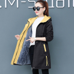 Moteri&scaron;kas žieminis paltas pliu&scaron;inis gobtuvu, ilgomis rankovėmis, atvartas Vienspalvis, &scaron;ilumą i&scaron;laikantis kardiganinis striukė, žieminė vėjo striukė lauke XXL