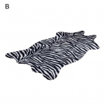 Zebra/Cow Animal margintas kilimų imitacijos kilimėlis, neslystantis svetainės kilimėlio dekoras B