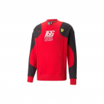 Puma &bdquo;Ferrari Racing Series&ldquo; lenktynių parei&scaron;kimas &bdquo;Sweat Crew&ldquo; su raidžių atspaudu unisex sportinis megztinis-Racing-Red 538108-02 L