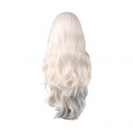 Moteri&scaron;kas ilgas garbanotas perukas vidurinė dalis natūraliai atrodantys kar&scaron;čiui atsparūs auk&scaron;tai temperatūrai pluo&scaron;tai juodi raudoni balti banguoti sintetiniai plaukai raudona