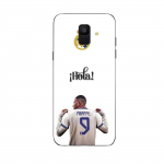 Coque Maniacase pour Samsung Galaxy A5 2018 Kylian Mbappe Real Madrid 9 Hola