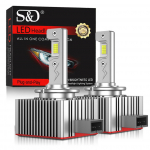 2vnt 70000Lm D3S LED priekinių žibintų lemputės D1S D2S D4S D8S D1R D2R D3R D4R D8R turbo LED 30SMD CSP žibintai, skirti BMW Benz Volvo lempai Canbus 110W priekiniam žibintui 6000K D1S/D1R