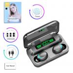 Sportinės belaidės &bdquo;Bluetooth&ldquo; ausinės HiFi stereo muzikos ausinės &bdquo;Bluetooth&ldquo; ausinės triuk&scaron;mo mažinimas vandeniui atsparios ausinės