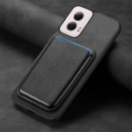 Magnetinis &bdquo;X7pro&ldquo; dėklas, skirtas &bdquo;Magsafe&ldquo; odinei kortelei, nuimamas 2IN1 magnetinis belaidžio įkrovimo dangtelis, skirtas Xiaomi POCO X7 Pro X 7 X7pro POCOX7Pro POCO X7 Pro juoda