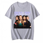SIGMA BOY Spausdinimo mar&scaron;kinėliai Vasariniai grafiniai mar&scaron;kinėliai Kasdieniai hip-hop Camisetas Patogūs medvilniniai vir&scaron;utiniai mar&scaron;kinėliai trumpomis rankovėmis mink&scaron;ti mar&scaron;kinėliai M