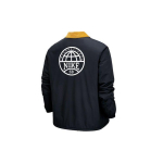 Nike Laisvalaikio riedlenčių striukė su apykakle su SB logotipu Vyri&scaron;ki vir&scaron;utiniai drabužiai Juoda DM0871-010 S