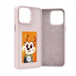 NFC funkcija &bdquo;pasidaryk pats&ldquo; ekrano projekcija AI telefono dėklas iPhone 17 16 15 14 13 Pro Max &bdquo;pasidaryk pats&ldquo; dėklai ra&scaron;alo ekrano telefono dangtelis animacinis mergaitės berniuko be baterijos For iPhone 15 rožinė