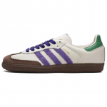 Adidas Samba OG Off White Core Purple Green Brown Moteri&scaron;ki sportbačiai ID8349 36⅔