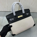 Pirmas sluoksnis su ličių ra&scaron;tu karvės oda su drobiniu platininiu krep&scaron;iu 25-30CM (H02 audinys BK) 25CM