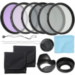 Profesionalus fotoaparato UV CPL FLD objektyvo filtrų rinkinys ir Altura Photo ND neutralaus tankio filtrų rinkinys