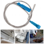 Plieninis kanalizacijos kam&scaron;čių &scaron;alinimo įrankis kanalizacijos valiklis plaukų gaudyklė kriaukle gyvatės valiklis kanalizacijos sraigtas tualetui virtuvės kriauklė kanalizacija vonios kambarys - 1,4 m 2.6m