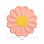 Daisy Shape silikoninis padėkliukas virtuvės stalo kar&scaron;čiui atsparus nuo nuplikimo kilimėlio puodelis stalo reikmenys padėkliukas stalo apdaila