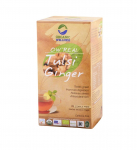 Arbata su Tulsi ir imbieru (25 pak., 1,55 g), Tikra Tulsi imbiero arbata, ekologi&scaron;ka sveikata
