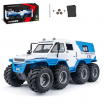 1/24 Scale Avtoros Shaman 8x8 ATV Metalo lydinio žaislai Automobiliai Modeliai Sunkvežimiai berniukams Vaikai Transporto priemonės Pomėgiai ir kolekcija 1/24-22.5x10.3x10cm balta