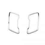 ABS chromo oro kondicionavimo / oro kondicionieriaus ventiliacijos dangtelio lipduko apdaila, skirta Kia Sportage R 3 SL LHD 2011 - 2015 automobilio salonui 2Pcs middle cover