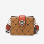 W. D. POLO New Bag Women's Fashion Old Flower Ins Single Shoulder Bag Women's Handheld Crossbody Tote Bag M