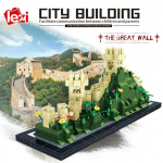 Lz8013 mini versija The Great Wall mikro deimantų mažos dalelės, surinktos kūrybinės statybinės kaladėlės žaislų modelio kalėdinė dovana