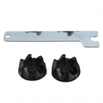 Mai&scaron;ytuvo gumos atsarginių dalių movos sankaba AP2930430, skirta KitchenAid sidabras/juoda