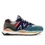 New Balance 57/40 &Scaron;viesiai pilkos spalvos daugialypiai unisex sportbačiai, kelių spalvų greičio raudoni M5740FY1 37