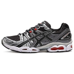 ASICS Gel Nimbus 9 Grafito Pilka Raudona Unisex Sportbačiai Pure-Silver 1201A424-023 37