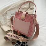 Madingas laisvalaikio ne&scaron;iojamas krep&scaron;ys su kibirėliu, naujas moteri&scaron;kas rudens ir žiemos mados didelės talpos krep&scaron;ys per petį