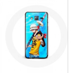 Coque pour Samsung Galaxy A3 One Piece Manga Trafalgar Law ep&eacute;e