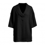 Vyri&scaron;ki vir&scaron;utiniai megzti V kaklo puse rankovių laisvi mai&scaron;eliai vientisos spalvos Retro aplikacijos Elastiniai Mink&scaron;ti kvėpuojantys vidutinio ilgio sportiniai laisvalaikio mar&scaron;kinėliai Vyri&scaron;ki mar&scaron;kinėliai M